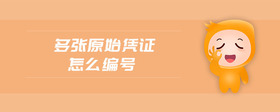 多張?jiān)紤{證怎么編號(hào)