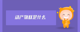 動(dòng)產(chǎn)物權(quán)是什么