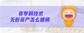 非專利技術(shù)無形資產(chǎn)怎么攤銷