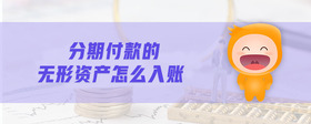 分期付款的無形資產(chǎn)怎么入賬
