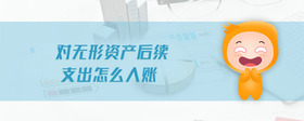 對無形資產(chǎn)后續(xù)支出怎么入賬