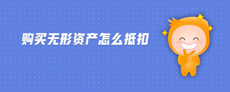 購買無形資產(chǎn)怎么抵扣