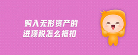 購入無形資產(chǎn)的進(jìn)項稅怎么抵扣