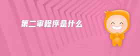 第二審程序是什么