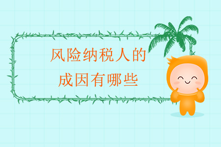 風(fēng)險(xiǎn)納稅人的成因有哪些？