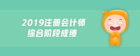 2019注冊會計師綜合階段成績