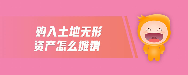 購入土地無形資產(chǎn)怎么攤銷