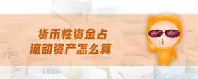 貨幣性資金占流動資產(chǎn)怎么算