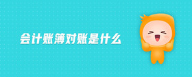 會(huì)計(jì)賬簿對(duì)賬是什么