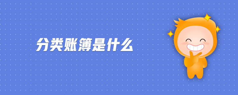 分類(lèi)賬簿是什么