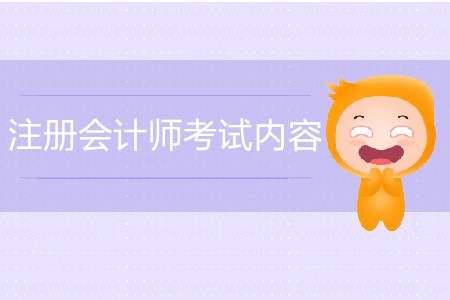 2020年注冊會計(jì)師考試內(nèi)容都有哪些？