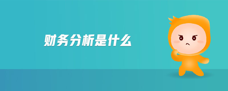 財(cái)務(wù)分析是什么