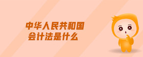 中華人民共和國會計法是什么