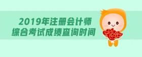 2019年注冊(cè)會(huì)計(jì)師綜合考試成績(jī)查詢時(shí)間