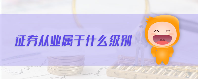 證券從業(yè)屬于什么級別