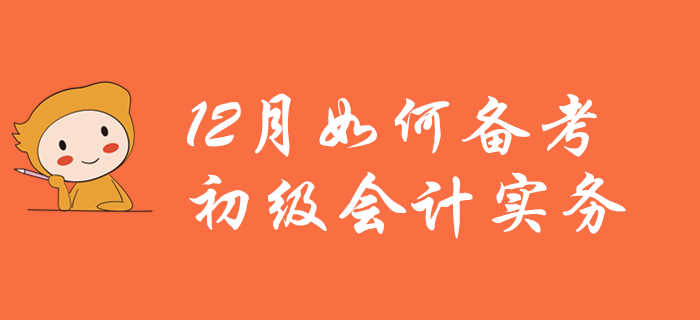 12月如何備考初級(jí)會(huì)計(jì)實(shí)務(wù)？看完本文你就懂了！