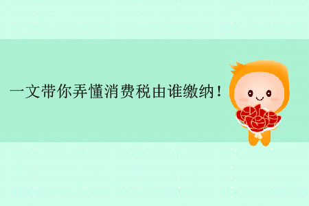 一文帶你弄懂消費(fèi)稅由誰(shuí)繳納！