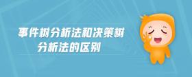 事件樹分析法和決策樹分析法的區(qū)別