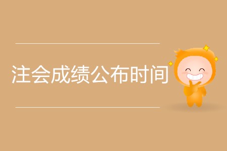 有沒有人知道2019年注冊會計師成績查詢時間？