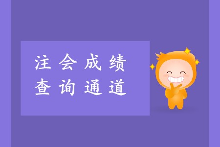 2019年cpa成績查詢通道開通了嗎？