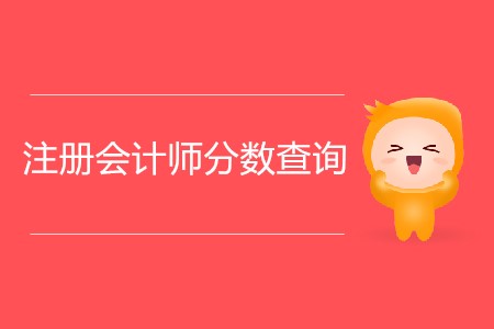 2019年注冊(cè)會(huì)計(jì)師分?jǐn)?shù)查詢具體時(shí)間是哪天？