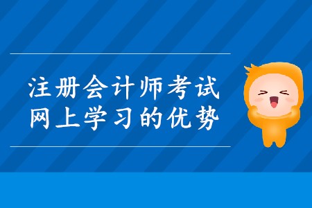 2020年注會考試網(wǎng)上學(xué)習(xí)的優(yōu)勢有哪些？