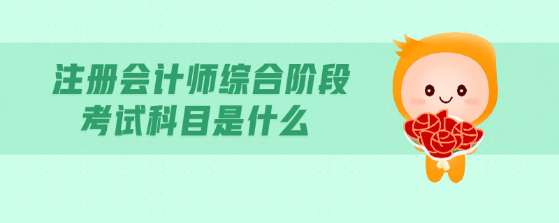 注冊(cè)會(huì)計(jì)師綜合階段考試科目是什么