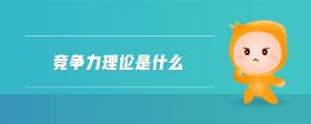 競爭力理論是什么