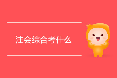 注會綜合考什么內(nèi)容你了解嗎？