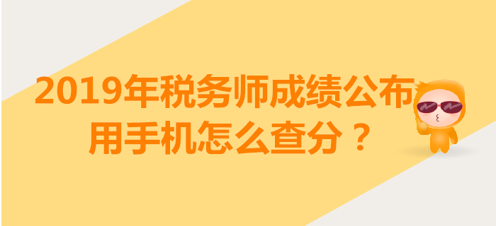 2019年稅務師成績查詢開始！用手機怎么查分？
