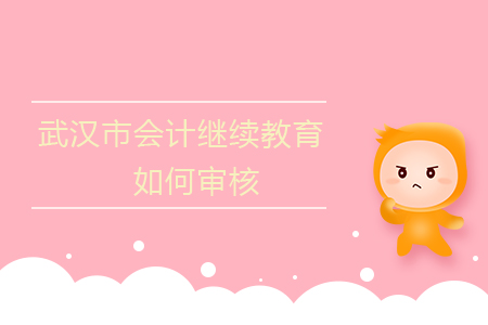 2020年武漢市會(huì)計(jì)繼續(xù)教育如何審核？