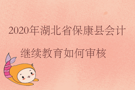 2020年湖北省?？悼h會(huì)計(jì)繼續(xù)教育如何審核？