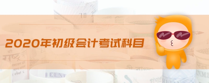 2020年初級會計考試科目