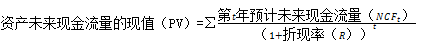 資產(chǎn)未來(lái)現(xiàn)金流量現(xiàn)值的確定