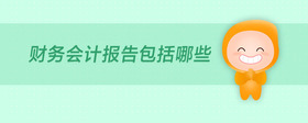 財(cái)務(wù)會(huì)計(jì)報(bào)告包括哪些