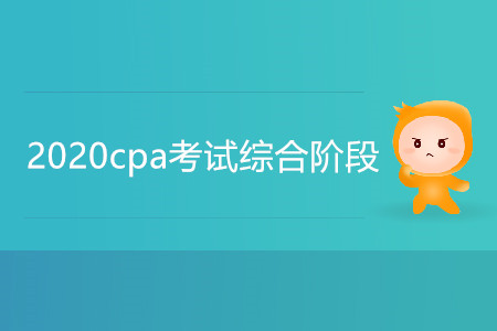 2020cpa考試綜合階段考什么內容？