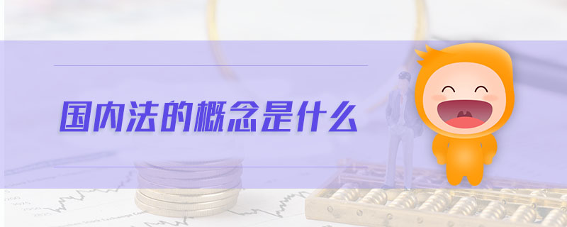 國內(nèi)法的概念是什么