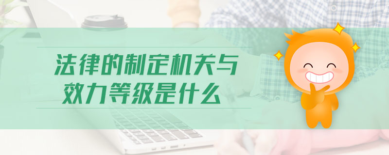 法律的制定機(jī)關(guān)與效力等級是什么