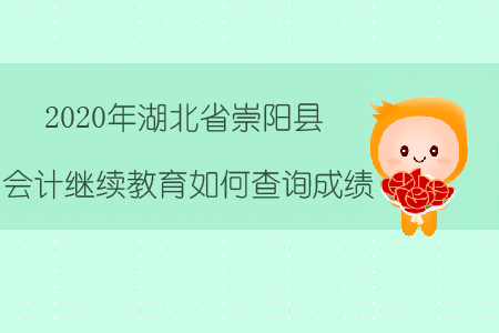 2020年湖北省崇陽(yáng)縣會(huì)計(jì)繼續(xù)教育如何查詢成績(jī)？