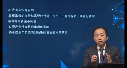 存貨的目的、資產(chǎn)負(fù)債表日后事項(xiàng)