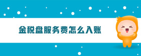 金稅盤服務費怎么入賬