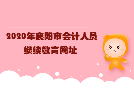 2020年襄陽市會計人員繼續(xù)教育網(wǎng)址