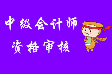 河南中級會計資格審核是哪種方式？