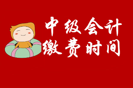 河南省2020年中級會計考試報名繳費時間已公布！