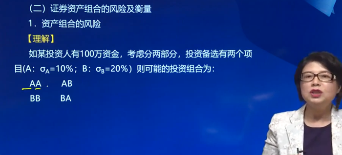 證券資產(chǎn)組合的風險及衡量