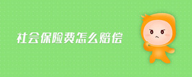 社會保險費怎么賠償