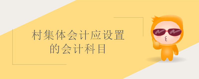 村集體會計應(yīng)設(shè)置的會計科目