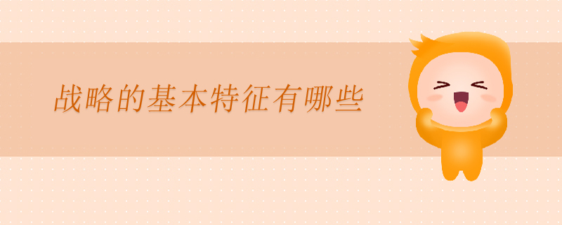 戰(zhàn)略的基本特征有哪些