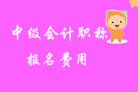 2020年中級會計職稱報名費用是多少？