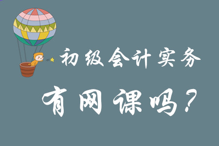初級(jí)會(huì)計(jì)實(shí)務(wù)有網(wǎng)課嗎？
